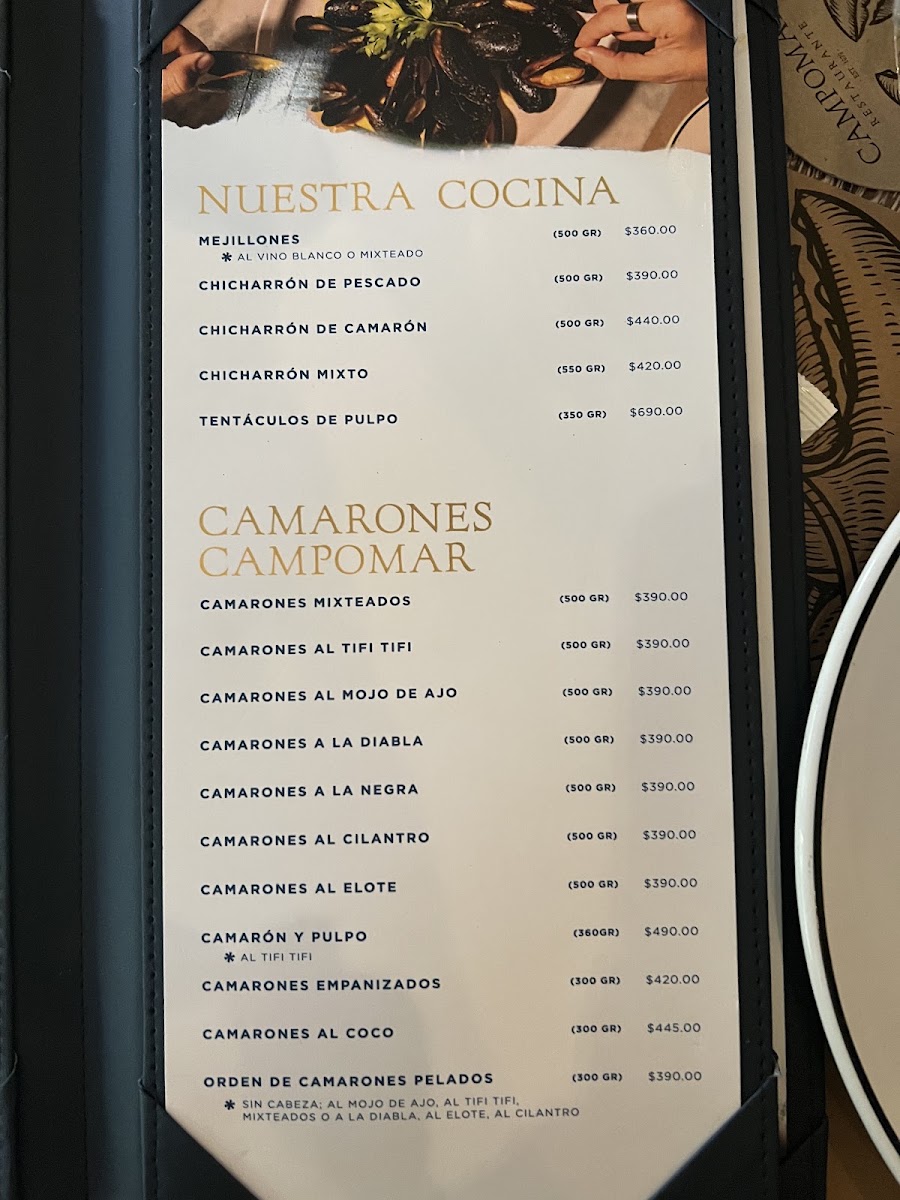 Menu - Campomar MasarykPhoto 7