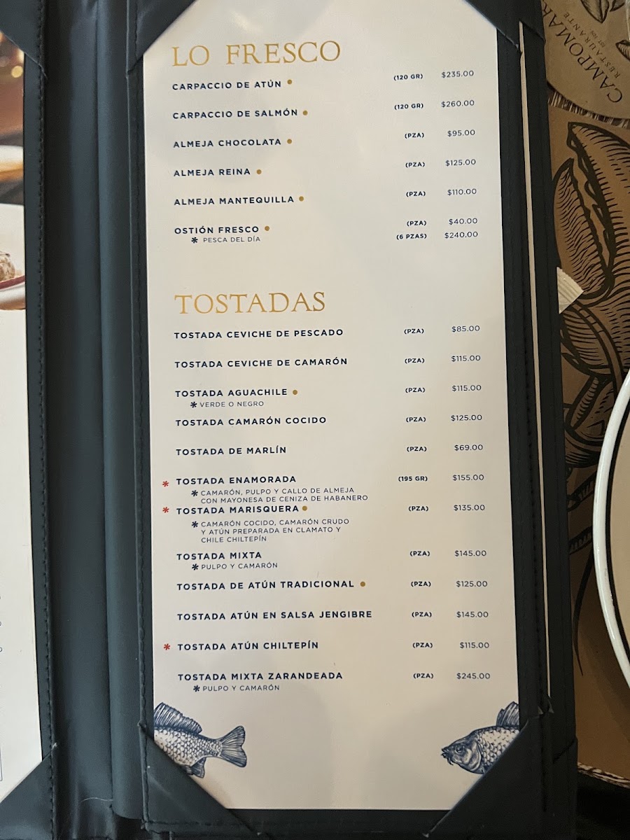 Menu - Campomar MasarykPhoto 9