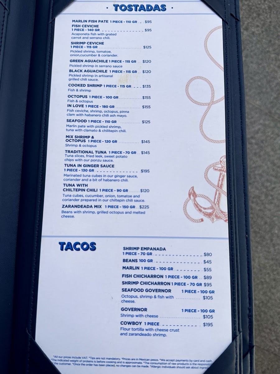 Menu - Campomar Puerto VallartaPhoto 3