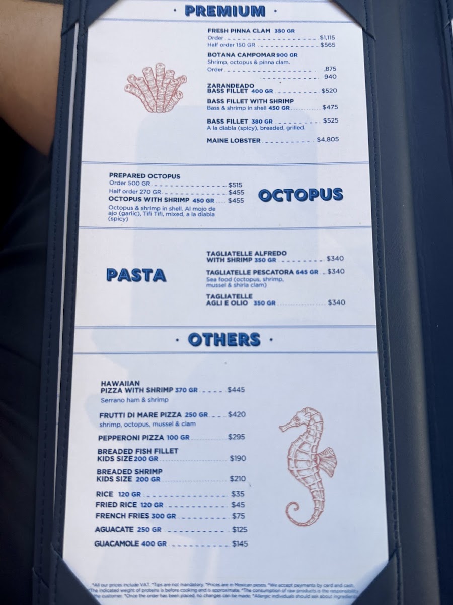 Menu - Campomar Puerto VallartaPhoto 6