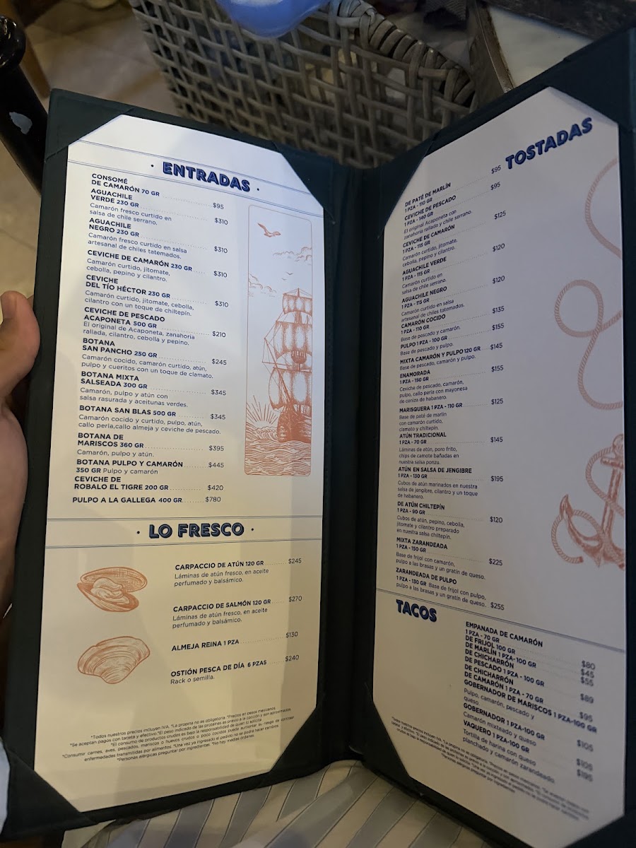 Menu - Campomar Puerto VallartaPhoto 8