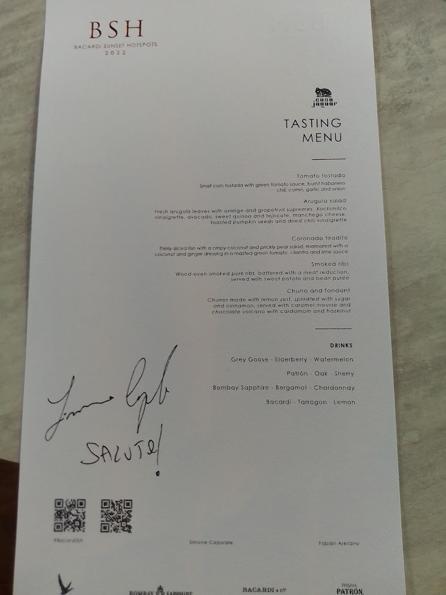Menu - Casa JaguarPhoto 4
