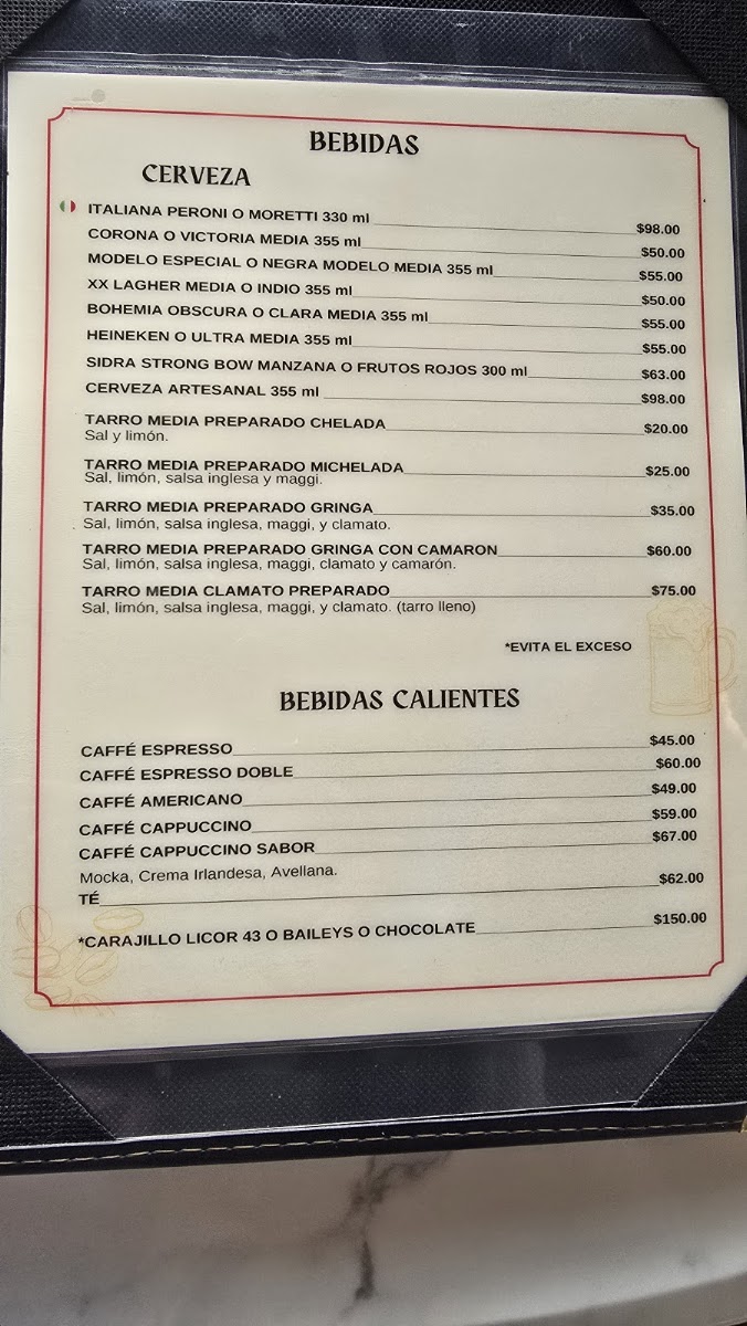 Menu - Cavalli's PizzaPhoto 2