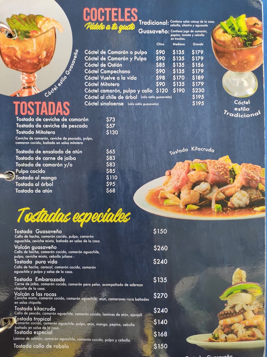 Menu - El Camarón Guasaveño, QuerétaroPhoto 2