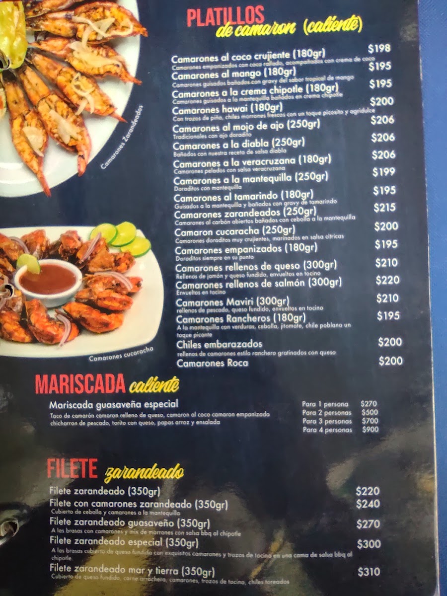 Menu - El Camarón Guasaveño, QuerétaroPhoto 4