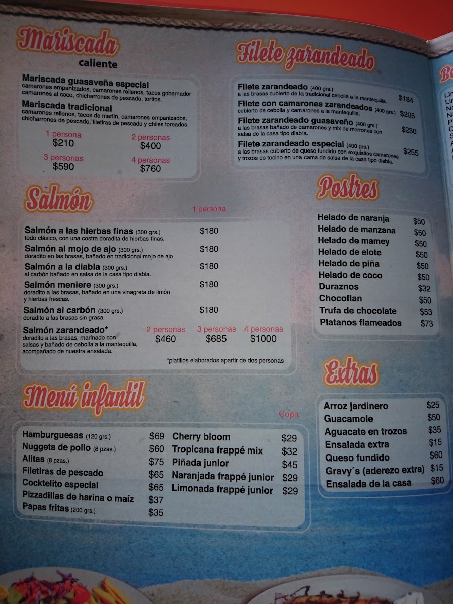 Menu - El Camarón Guasaveño, QuerétaroPhoto 8