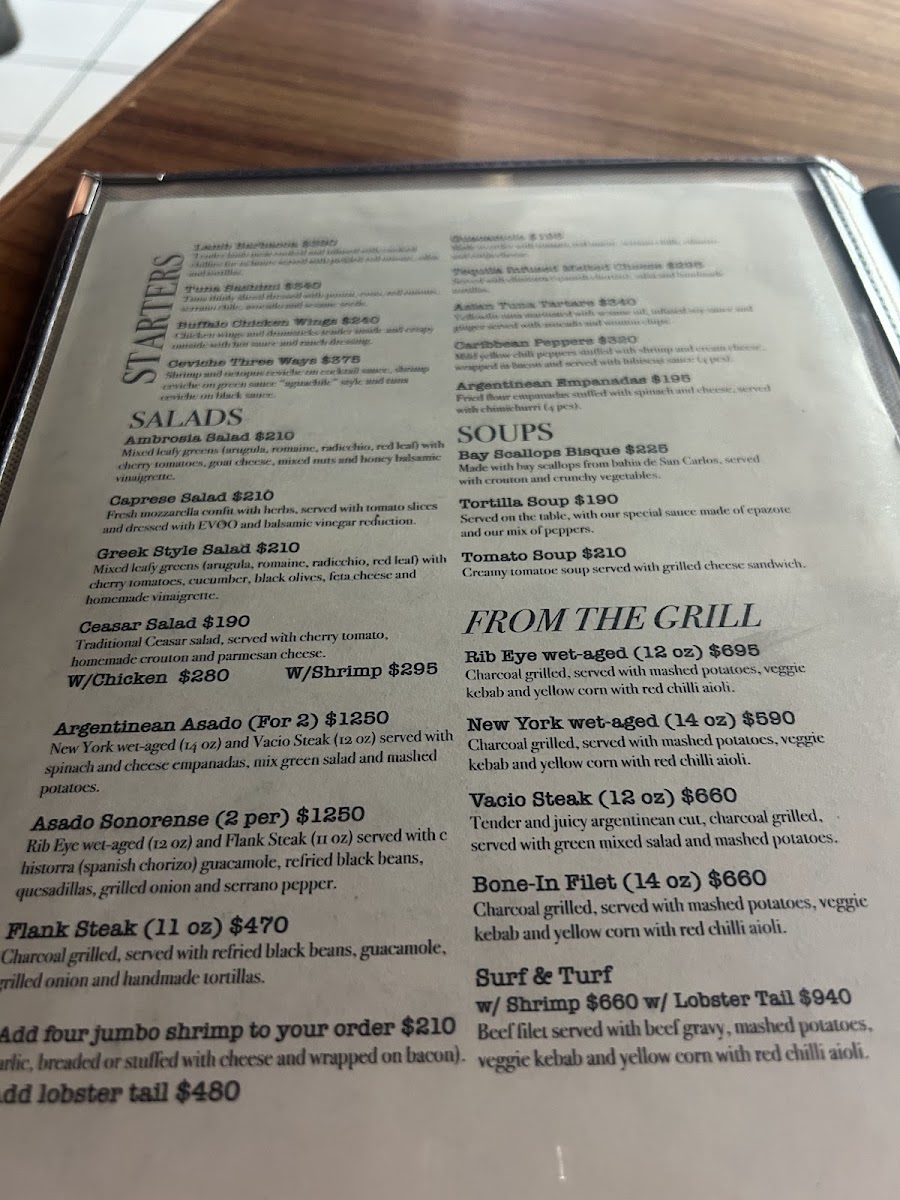 Menu - El PeregrinoPhoto 3