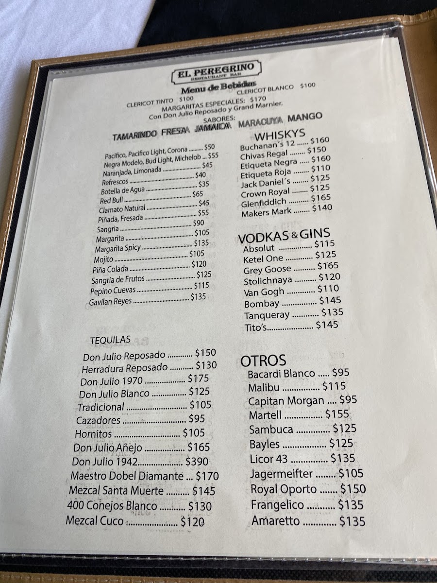 Menu - El PeregrinoPhoto 6