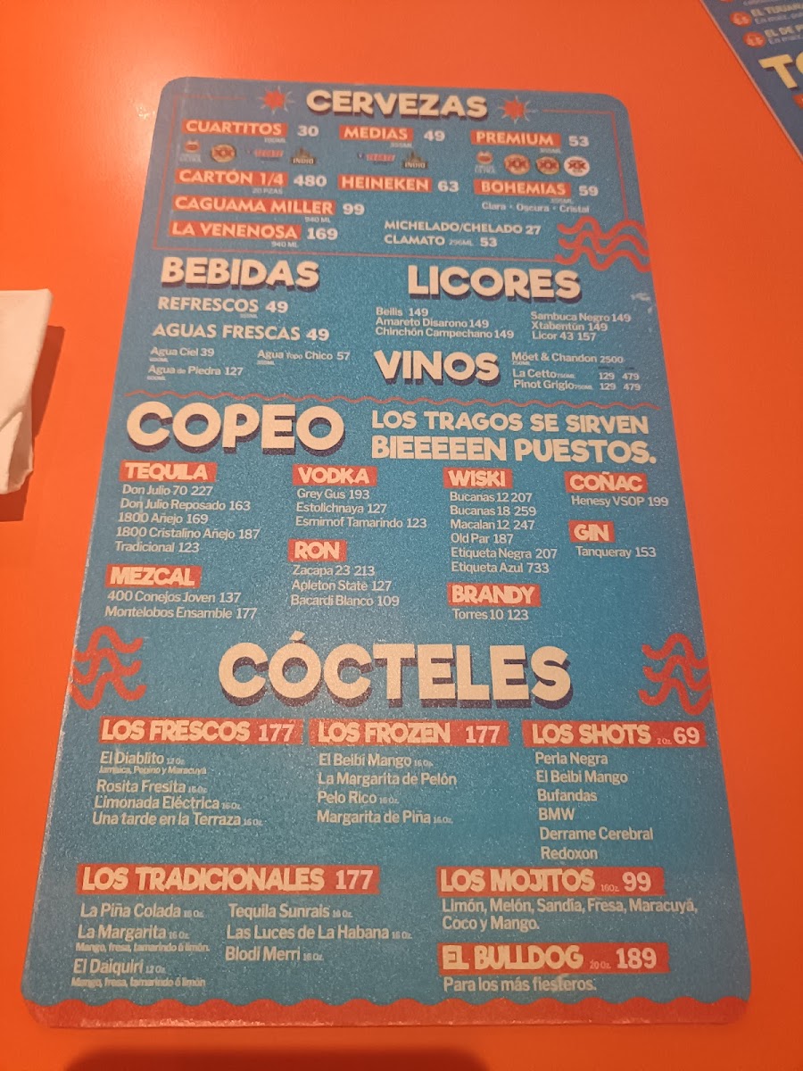 El Reyna Mariscos VillahermosaMenu 10