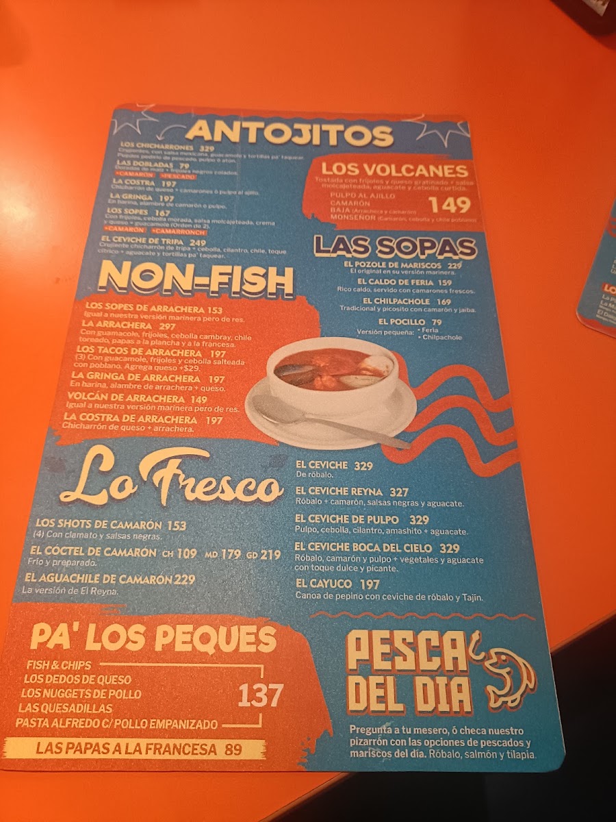 El Reyna Mariscos VillahermosaMenu 5