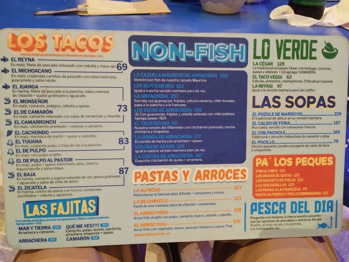 El Reyna Mariscos VillahermosaMenu 8