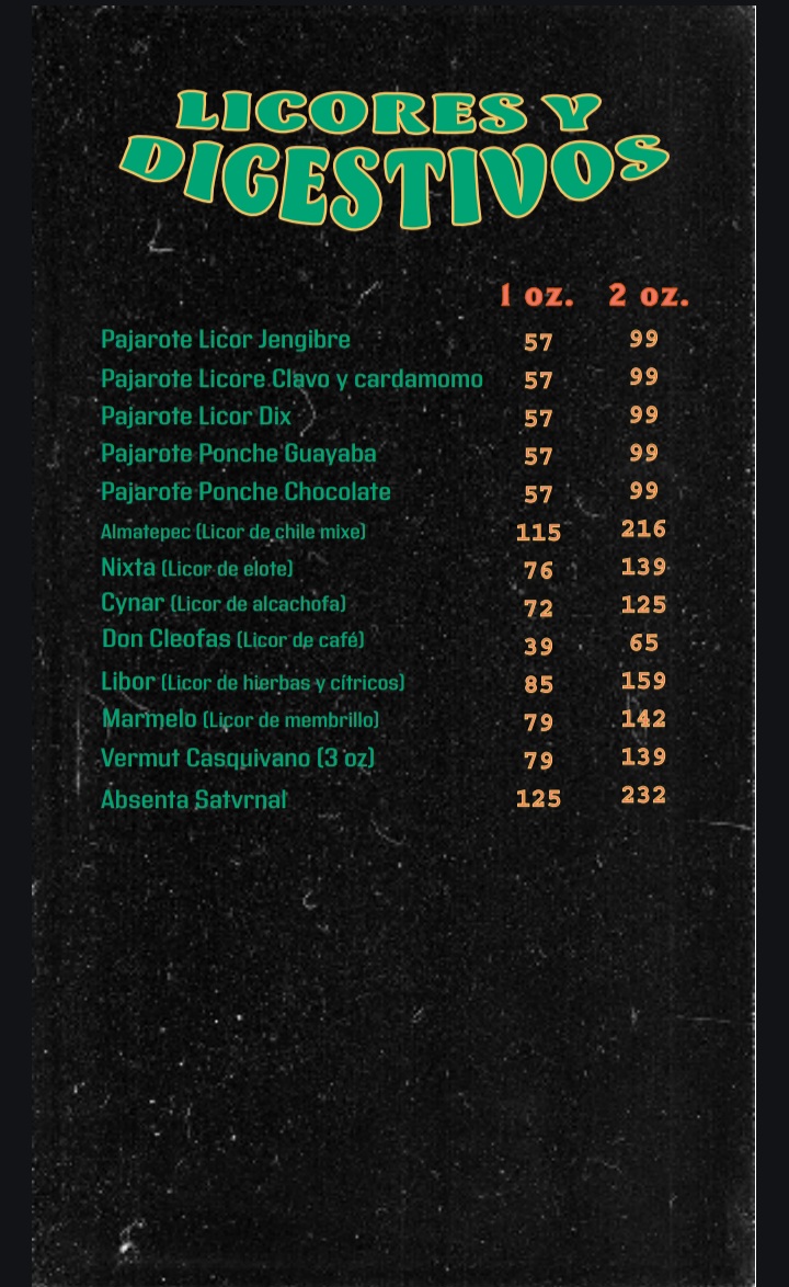 Farmacia Rita PérezMenu 8