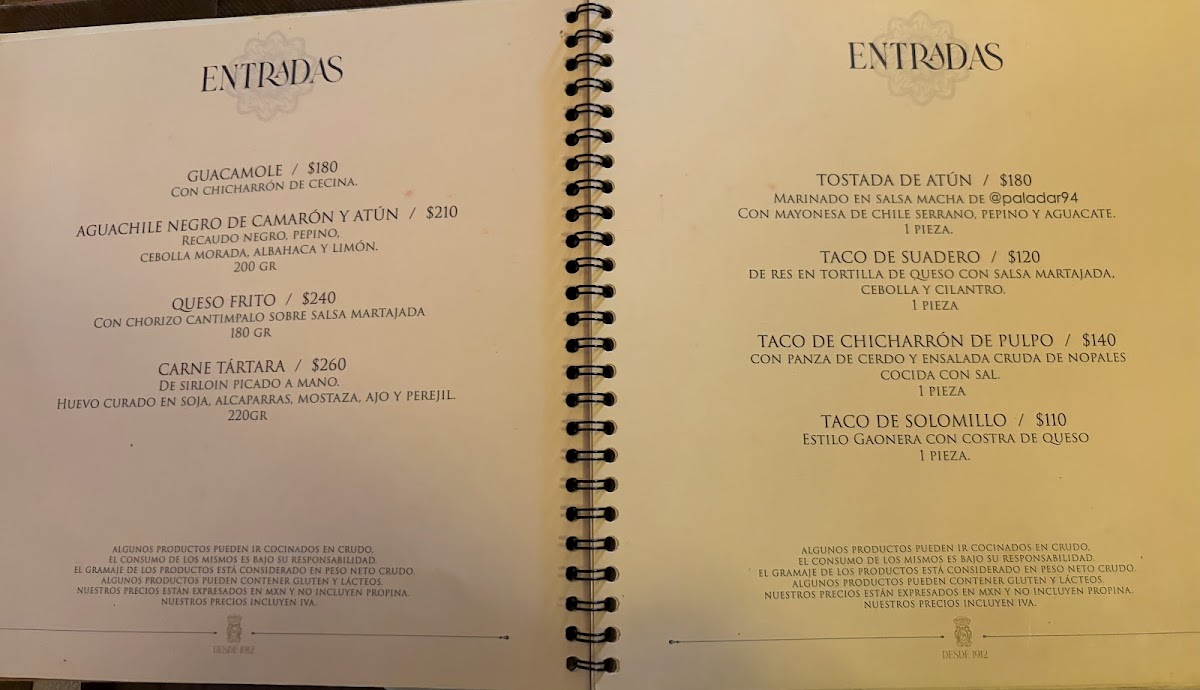 Menu - Mancera BarPhoto 2