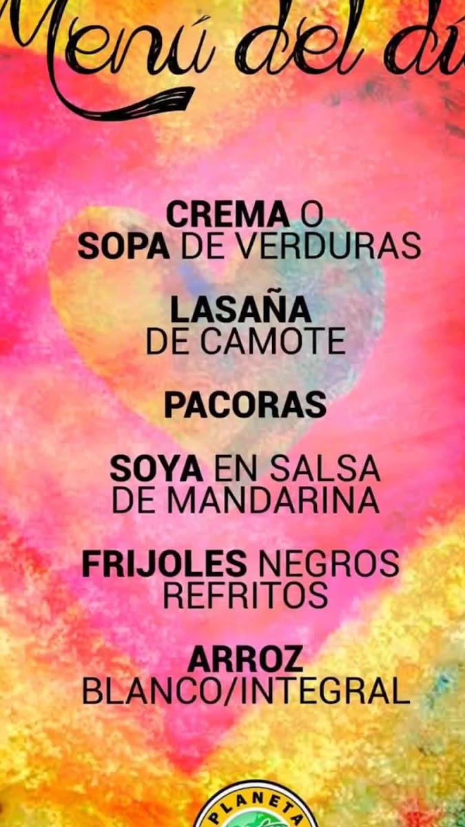 Menu - Planeta Vegetariano