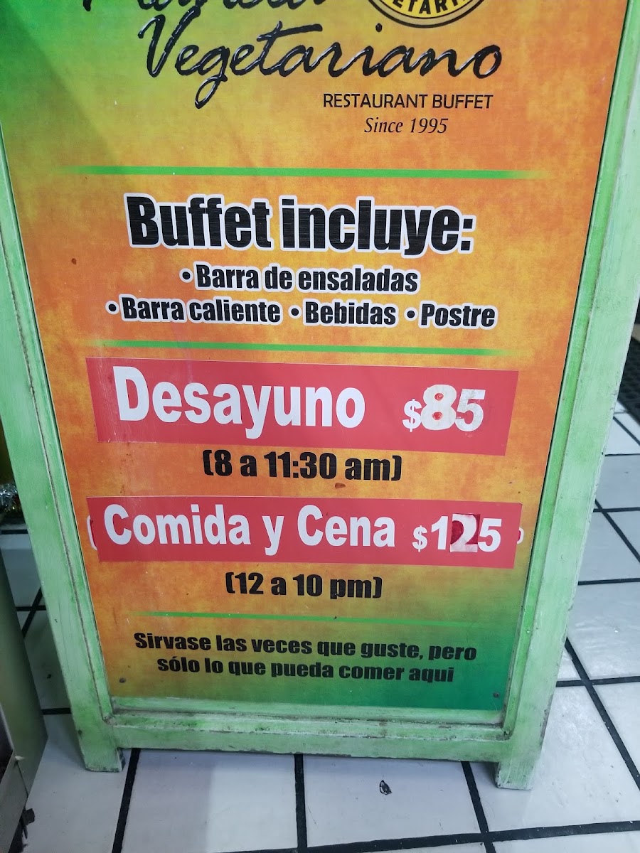 Menu - Planeta VegetarianoPhoto 2