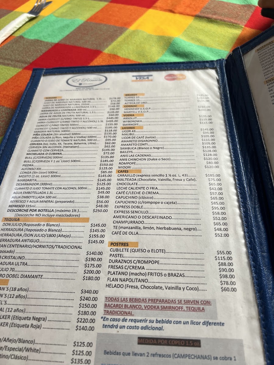 Menu - Restaurante El Rincón De Los SaucosPhoto 10