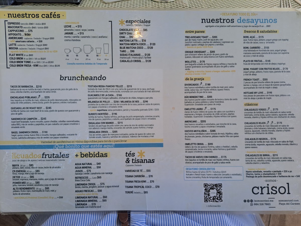 Menu - Somos CrisolPhoto 2