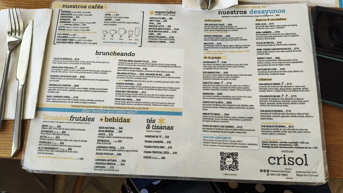 Menu - Somos CrisolPhoto 3
