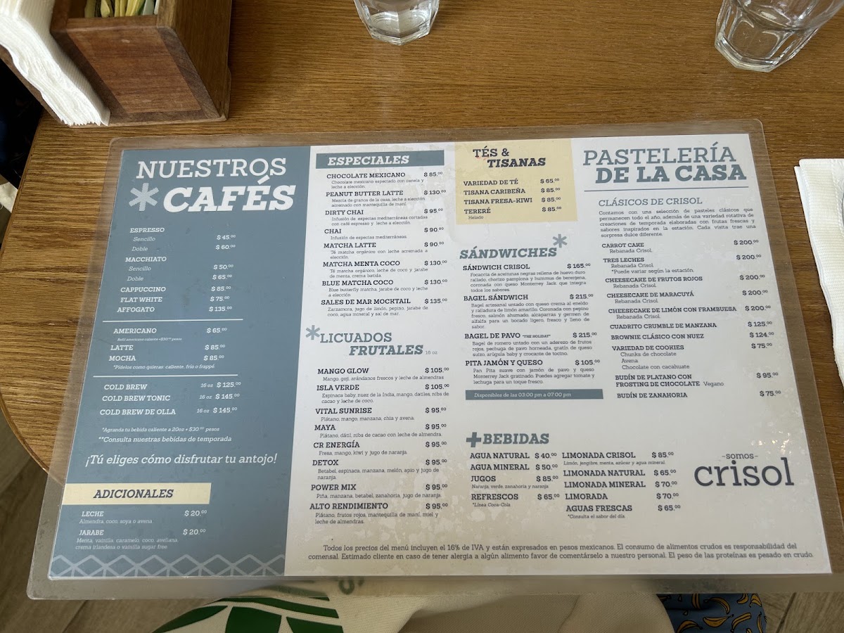 Menu - Somos CrisolPhoto 5