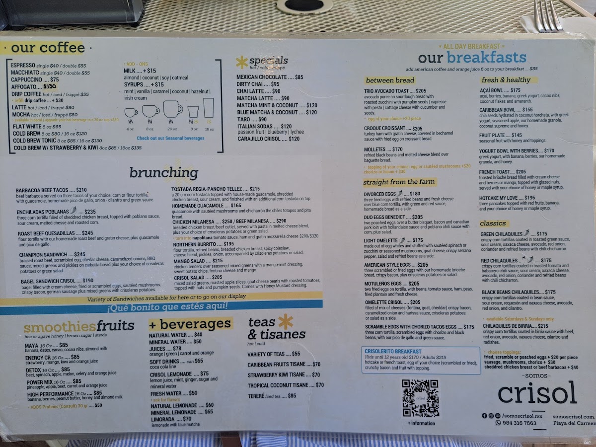 Menu - Somos CrisolPhoto 6
