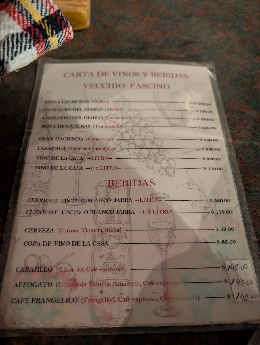 Vecchio Fascino Pizza E CaffeMenu 3